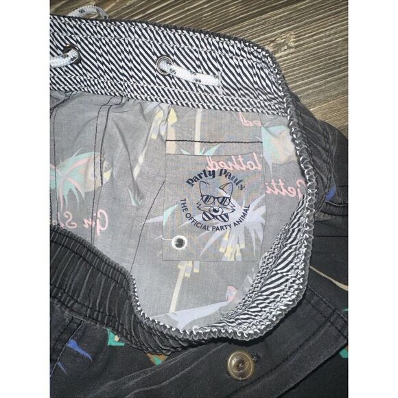 Party Pants Board Shorts Mens XS Blue Swim Trunks. NWT. 4 - Picture 6 of 8